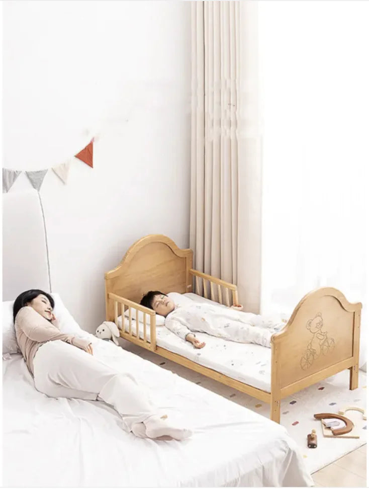 Multi-Function Pine Baby Bed